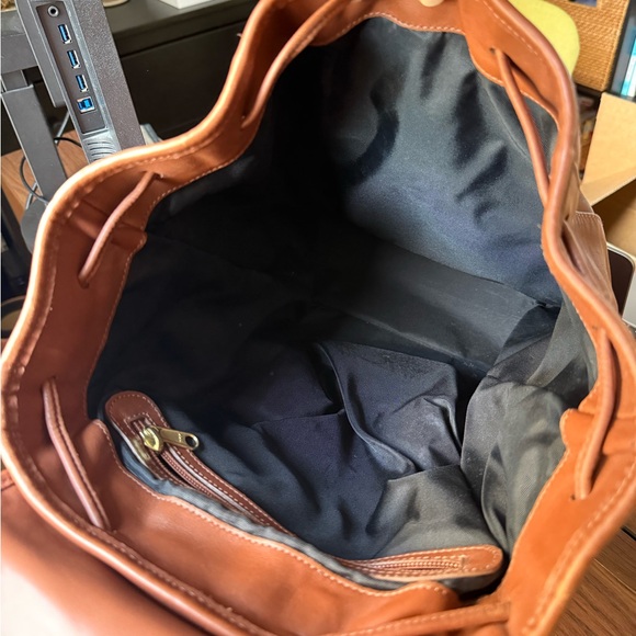 Coach Leather Backpack - Picture 5 of 6